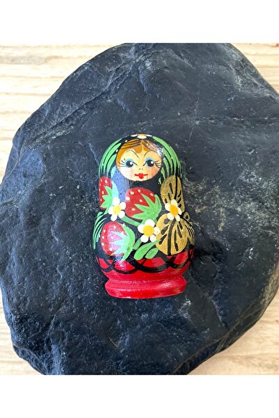 SANAT TACİRİ MATRUŞKA TEMALI MAGNET AHŞAP MAGNET