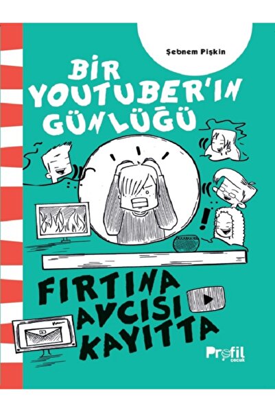 Profil Kitap Fırtına Avcısı Kayıtta Bir Youtuber’ın Günlüğü Çocuk Kitabı Prof...