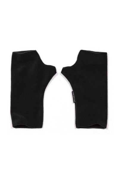 Cottonland Unisex Wristless Fleece Γάντια Μαύρα