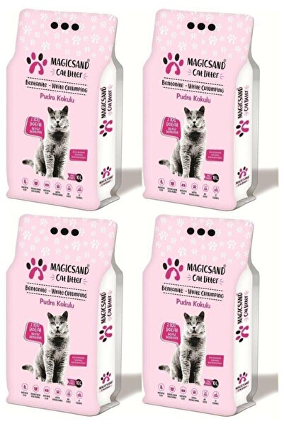 magicsand Bebek Pudrali Kalin Tane Kedi Kumu 10 lt 4 Adet