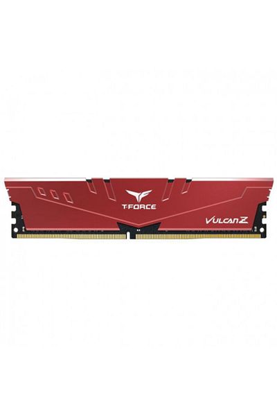 TEAM T-force Vulcan Z Red 8gb (1X8GB) 3200mhz Cl16 Ddr4 Gaming Ram (TLZRD48G3200HC16F01)