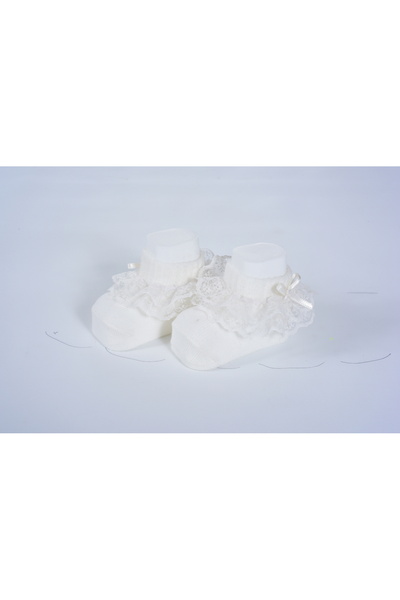 Yümese Çorap DANTELLİ YENİDOĞAN BEBEK SOKET ÇORAP