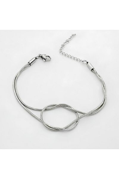 Janset Steel Knot Bracelet - 316L Steel Unisex Knot Bracelet
