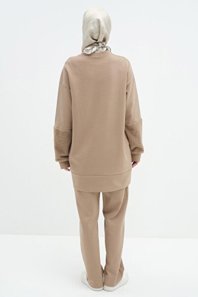 Tuğba Tunik Pantolon Takım - Camel