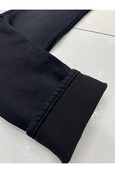 LOOKS KİDS Erkek Çocuk İçi Polarlı Kemerli Kışlık Okulluk Pantolon