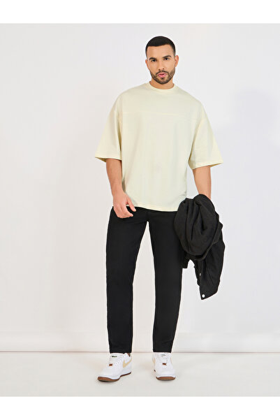 Styli Streetwear Photo Printed Terry Knit Boxy T-Shirt