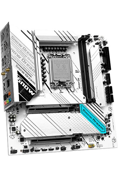 Jginyue B760M Snow Dream D5 Ddr5 Oc 8000 Mhz 4x Nvme HDMI Dp Type-C 1700 Soke...