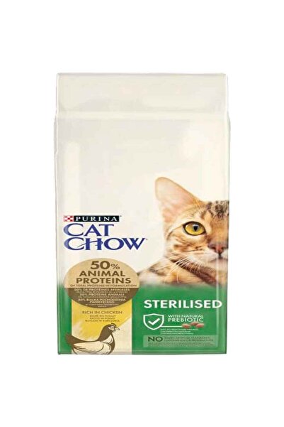 Cat Chow Purina Cat Chow Kısırlaştırılmış Kedi Maması Tavuklu 15 Kg