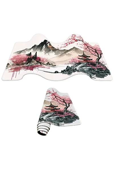 PORGE Гейминг подложка за мишка 90x40 Mouse Pad Xxl Oyuncu Mousepad Büyük Manzara Mause Pad