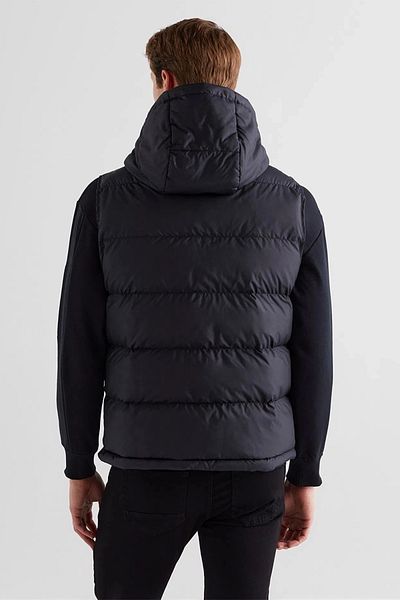 Gant Men's Black Hooded Vest