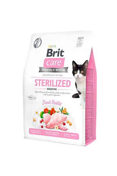 Brit Care Hypo-allergenic Sindirim Sistemi Destekleyici Tahılsız Kısırlaştırılmış Kedi Maması 2 Kg