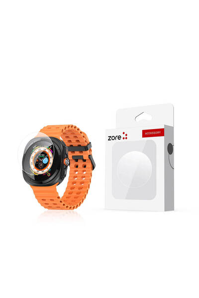 noktaks Compatible for Samsung Watch Ultra 47mm - Screen Protector Pmma Pet Watch Screen Protector - Transparent - T32818
