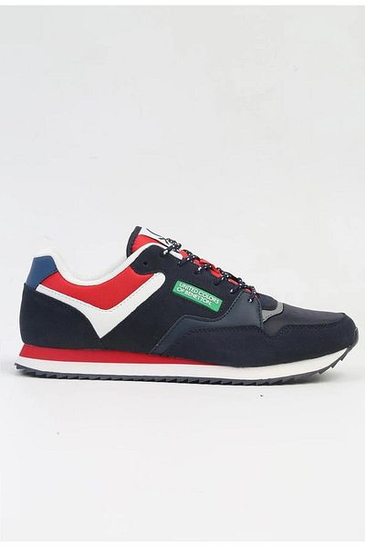 Benetton Bni-10047 Imported Navy Blue Men's Sports Shoes