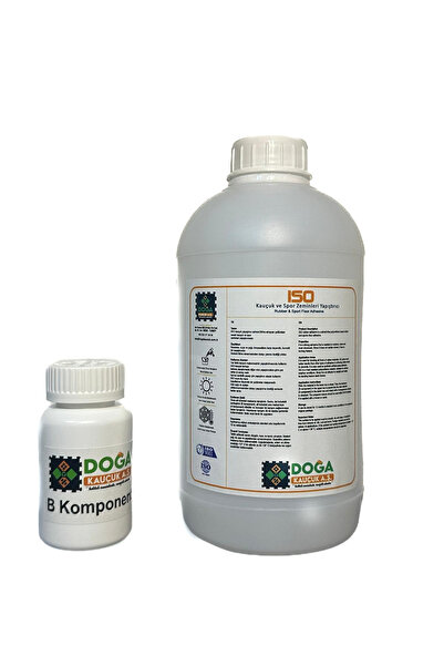 Doğa Kauçuk Çift Kompenentli Zemin Yapıştırıcı 1 Litre