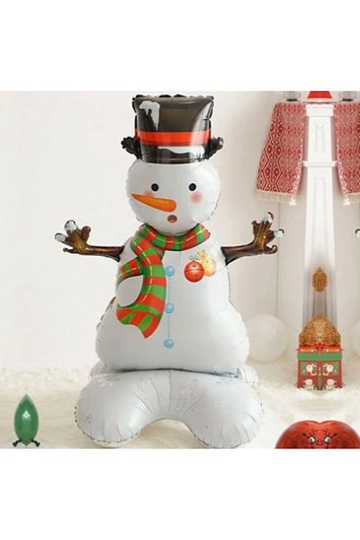 CAVAŞ sun hat Giant Size Christmas Standing Snowman120*75