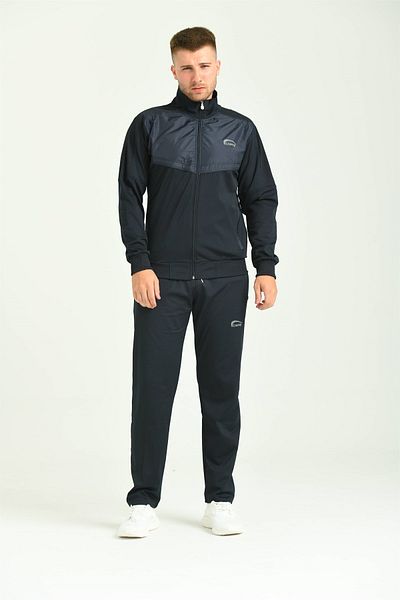 Cramp Spor Ανδρική αθλητική φόρμα Navy Blue Diver με λεπτομέρεια αλεξίπτωτου στο στήθος