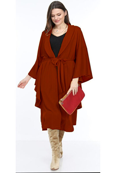 Cockatoo Γυναικείο μακρύ κιμονό με μαύρη ζώνη