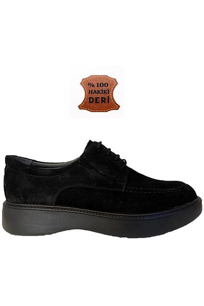 Çobanoğlu Men's Black Classic Shoes 301