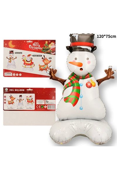 CAVAŞ sun hat Giant Size Christmas Standing Snowman120*75