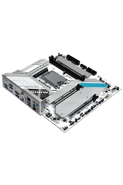 Jginyue Jgınyue Z790M Snow Dream D5 Intel Z790 Chipset Ddr5 8000 Mhz(Oc) 1700 Socket Matx Motherboard