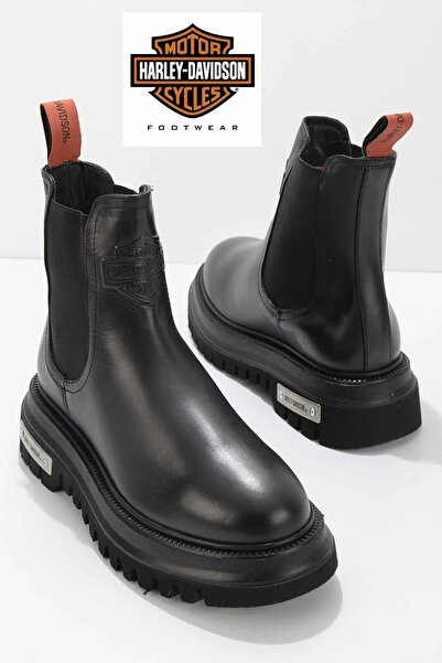 Harley Davidson Cizme de damă din piele Bootie TALPA DE CAUCIUC PIELE AUTENTICA MODEL FOARTE PREFERAT