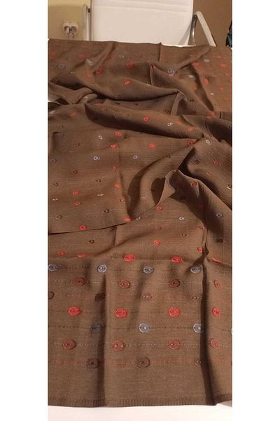 İskeçe Exclusive Self Patterned Nefti Green Scarf in Special Box