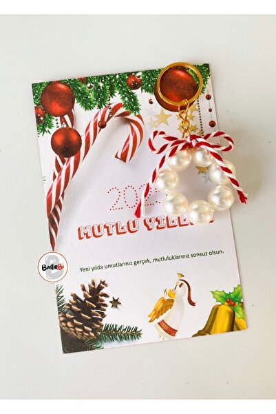 BastirBi سلسلة مفاتيح لؤلؤية للعام الجديد