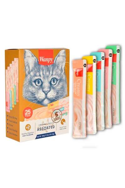 Wanpy Kedi Ödülü Karışık Paket 25 X 14 gr
