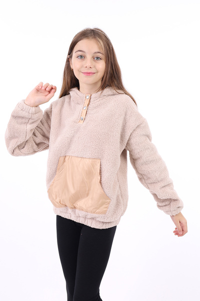 Toontoy Суитшърт за момиче - спокойна кройка