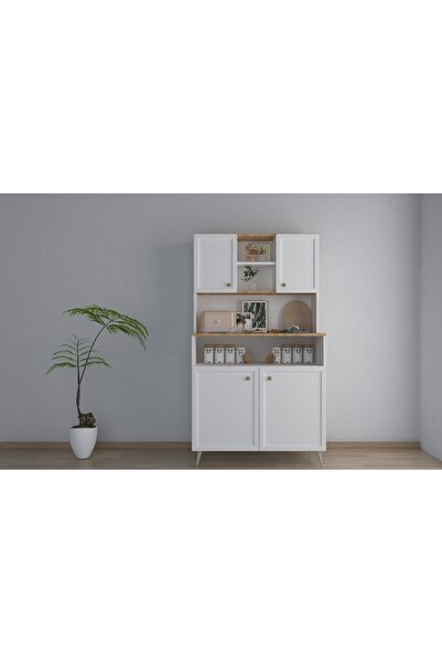 BGR MOBİLYA Çok Amaçlı Minimal Mutfak Dolabı Membran Kapak