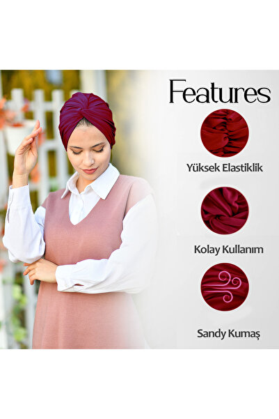 Sufirit Hijab Bonnet - Twisted Bonnet - Ready Scarf Bonnet - Design Models
