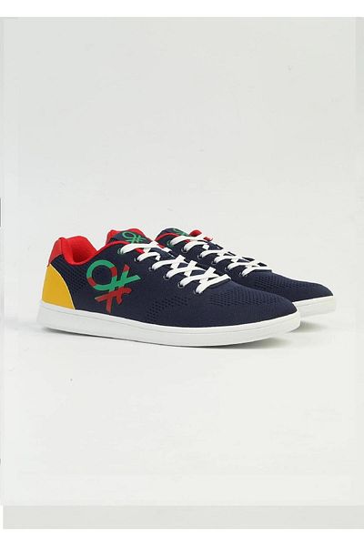 Benetton Bni-10296 Imported Navy Blue Men's Sports Shoes