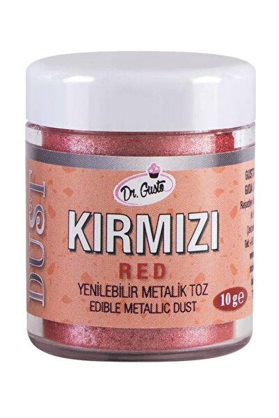 Dr. Gusto Metalik Toz 10 gr - Kırmızı