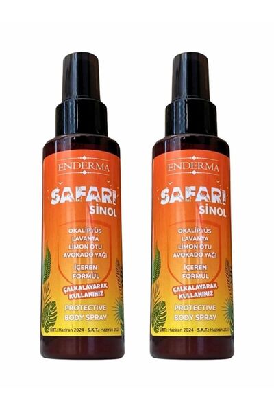 aleyna baharat Enderma Sinek Isırığı Sprey Safari Sinol 110 ML 2 ADET