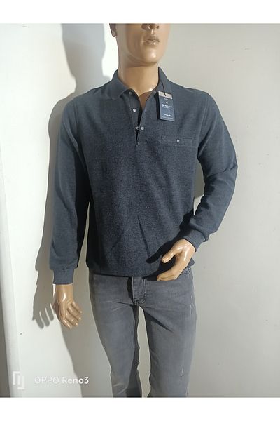 DYNAMO Cotton Pocket Sweatshirt with Collar