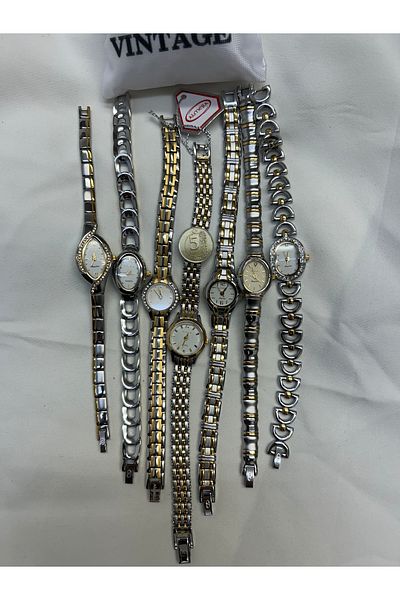 Almera Vintage Gold/Silver Color Women's Watch (5 No Out)