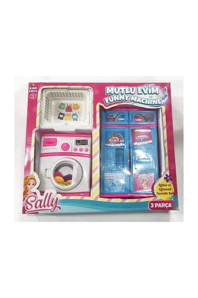 LiderGlobal Toy White Goods Set 34x30 cm