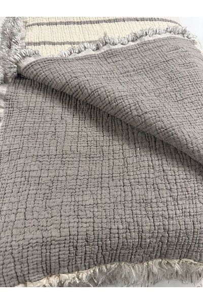 KARAKRAL Fiber Filled Muslin Bedspread Double
