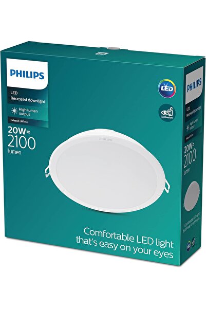 Philips 59469 Meson 20w 2100 Lümen 3000K Sarı Işık  17,5cm Delik Çapı Spot Lamba