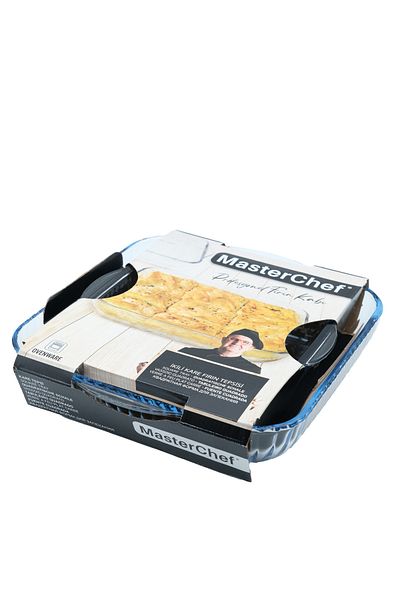 Masterchef Double Square Glass Oven Dish – High Temperature Resistant Oven Dish