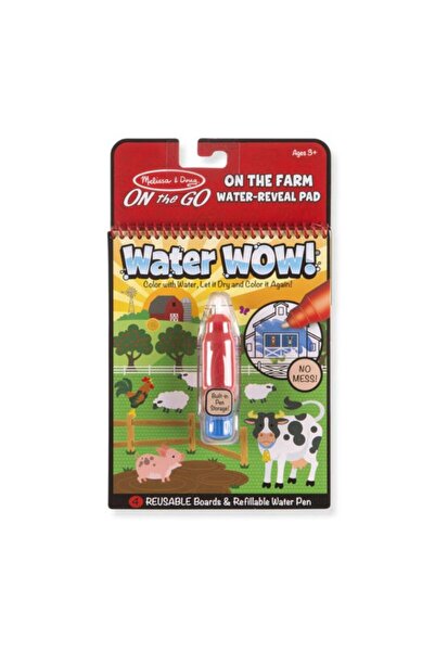 Melissa & Doug Water Wow! Su ile boyama kitabı - Çiftlik