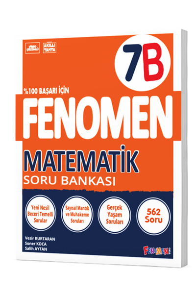 fenomen okul FENOMEN 7 MATEMATİK (B) SORU BANKASI