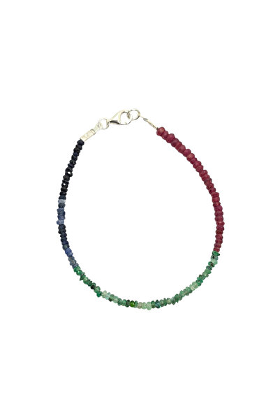 Dotamineral Doğaltaş Bileklik %100 Garantili Safir-yakut -zümrüt Terazi,kova,...