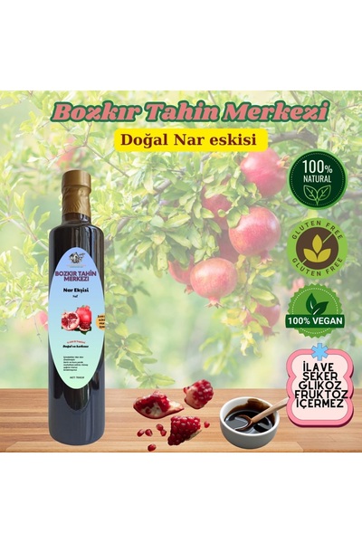 Bozkır yöresel Bozkır Tahin Merkezi Nar Ekşisi 700 gr (glikoz icermez & katkı...