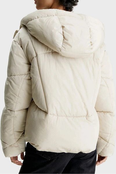 Calvin Klein Jeans White Women's Coat J20J221901YBI