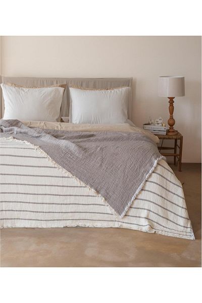 KARAKRAL Fiber Filled Muslin Bedspread Double