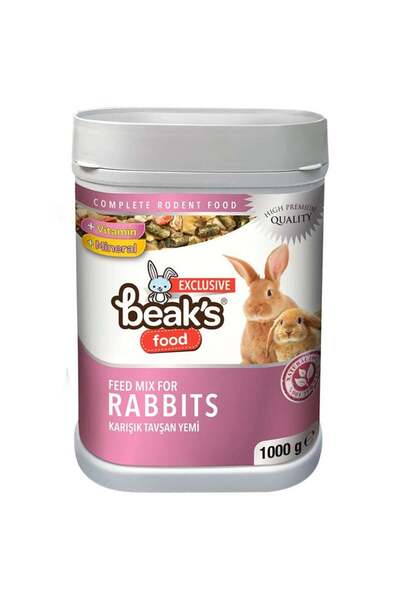 Beaks Karışık Tavşan Yemi 1000 gr