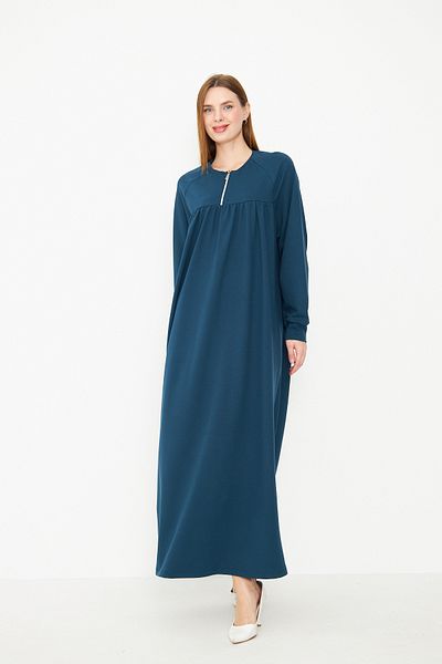 ESPİNA Rochie de damă cu mâneci raglan, cu fermoar, cu 2 fire