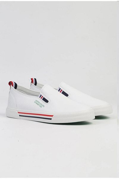 Benetton Bnı-10087 White Imported Men's Sports Shoes