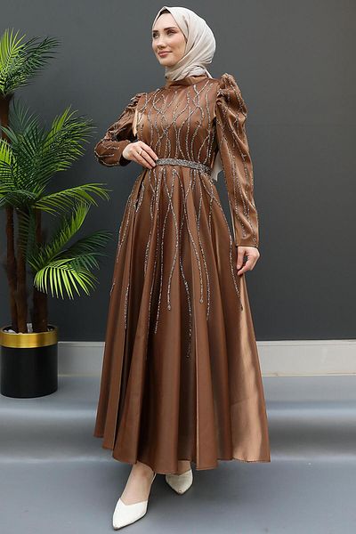 GİZ AGİYİM Βραδινό φόρεμα Magnific Hijab Μαύρισμα